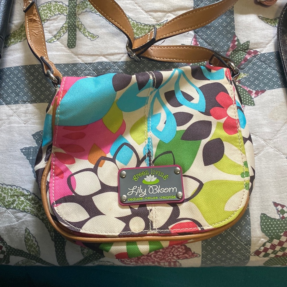 Multicolor shoulder bag